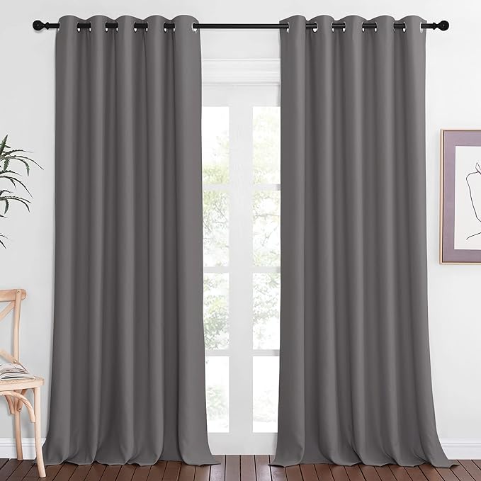NICETOWN Blackout 118 inch Long Curtain by NICETOWN