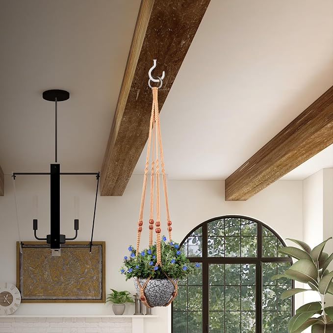 Macrame Plant Hanger for 5 to 10 Inch Plant Pots, Hanging Planter Basket Holder - Image 7
