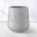 Kante 11.6" Dia Round Concrete Planter, Outdoor Indoor Large Plant Pots by Kante