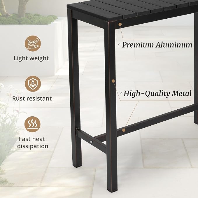 Outdoor Bar Table, Weather Resistant, Hot Tub, Indoor or Outdoor Use - Image 5