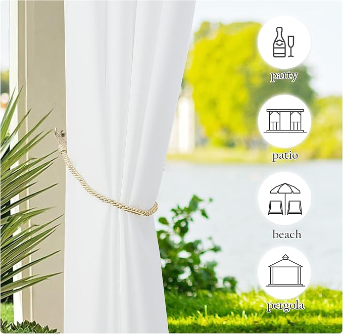 NICETOWN Canvas Outdoor Curtains - Image 6
