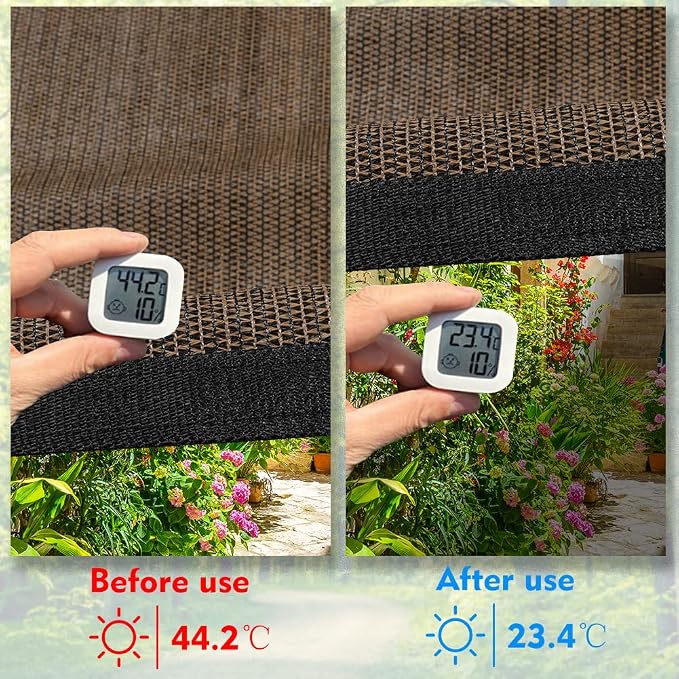 90% Shade Cloth Sun Fabric Privacy Screen Cover - Image 4
