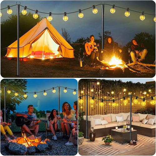 2 Pack 10FT Lighting Hanging Pole - Image 2
