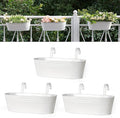 Dahey 3 Pcs Metal Iron Hanging Flower Pots by Dahey