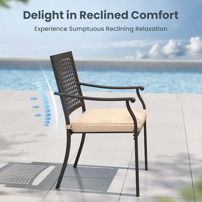 PHI VILLA 7 Pieces Outdoor Dining Set - Image 5