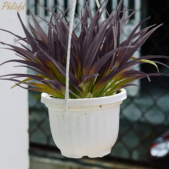32 Pcs Artificial Grass Fake Grass Plants 17.3in Outdoor Plants UV Resistant - Image 7