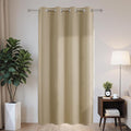 Joydeco Blackout Patio Sliding Door Curtains 84 Inches Long, Grommet Privacy by JOYDECO