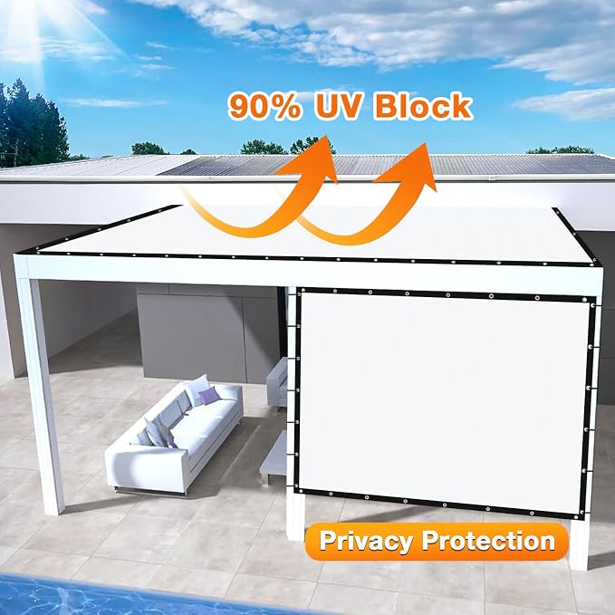 Artpuch Outdoor Pergola Shade Cover 5' X 14' Sun Shade Cloth - Image 3