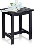 Y&M Outdoor Side Table, HIPS Adirondack Small Single Table, Waterproof Square by YM