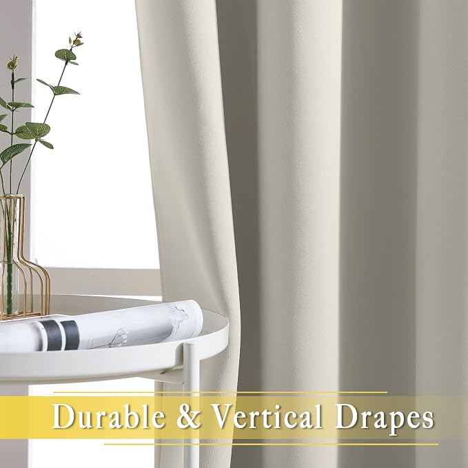 NICETOWN Natural Blackout Curtains - Image 6