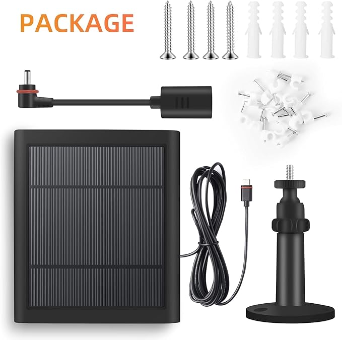 USB-C to Ring Barrel Plug 8Pack 4W Solar Charger - Image 4
