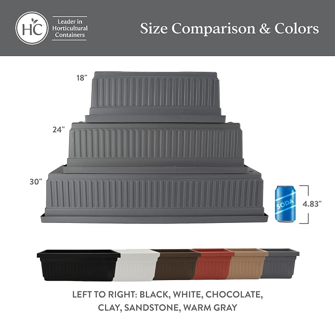 The HC Companies 30 Inch Venetian Window Planter Box - Image 6