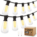 Outdoor String Led Patio Lights - 150Ft 45M Outside Waterproof Light ST38 by MGVIH