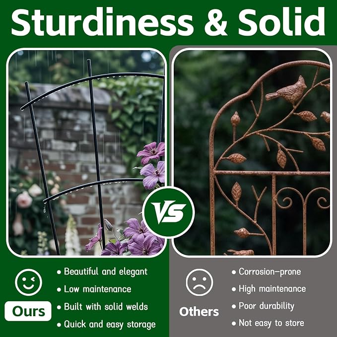 4 Pack 23'' Indoor Plant Trellis - Image 8