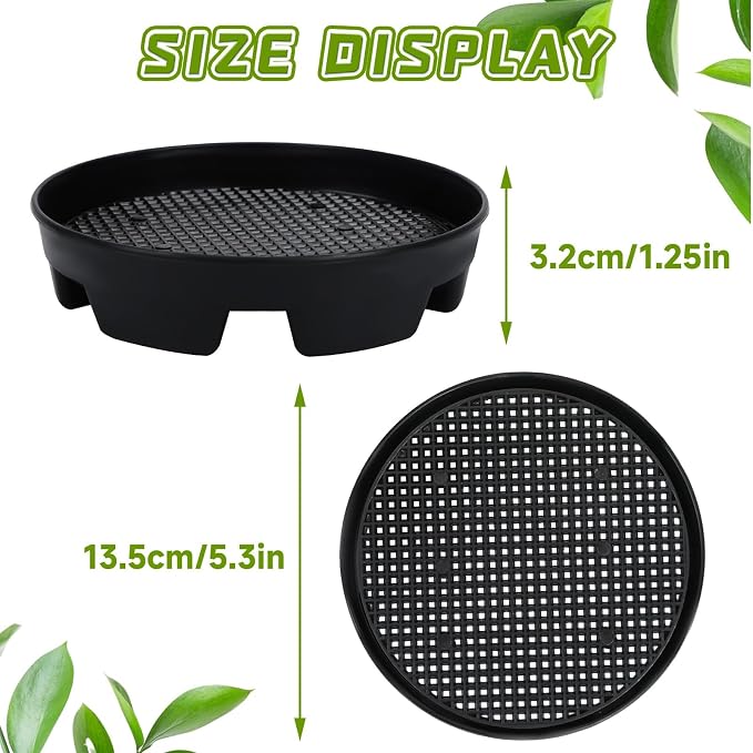 UPINS 12 Pcs Invisible Self Watering Planter, 5.3 Inches Insert Auto Hanging - Image 2