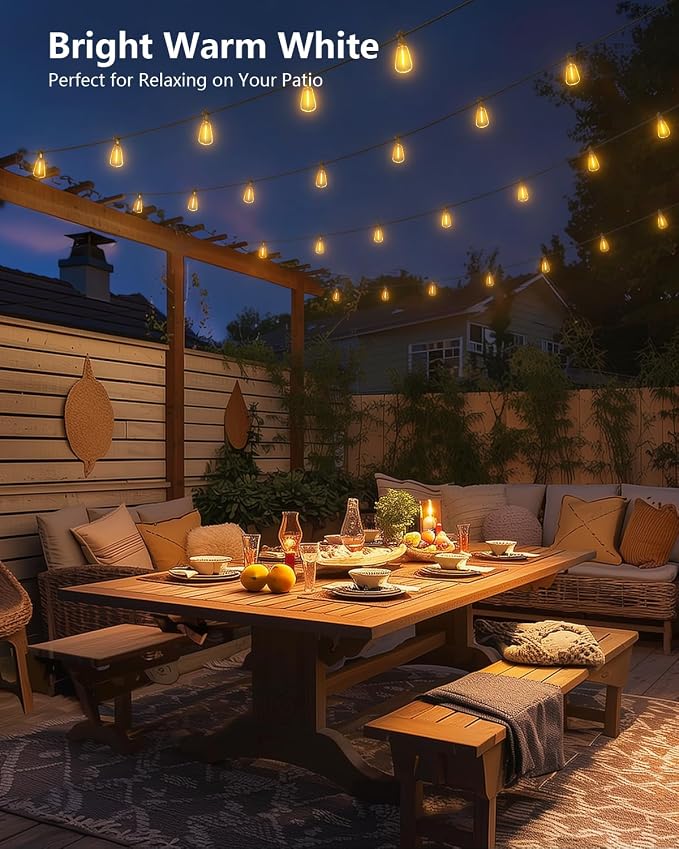 Brightown 100FT Solar String Lights Outdoor Waterproof - Image 8