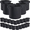 GROWTNT 3 Gallon Grow Bags 24 Pack, 3 Gallon Fabric Pots, Garden Bags to Grow by GROWTNTLLC