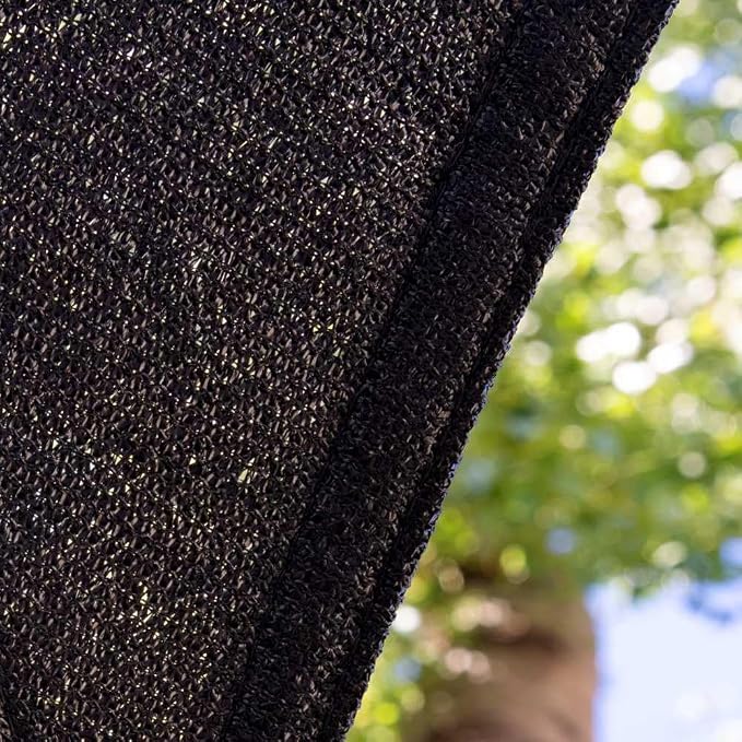 Amgo Custom Size 6' x 6' x 8.5' Black Right Triangle Sun Shade Sail Order to - Image 8