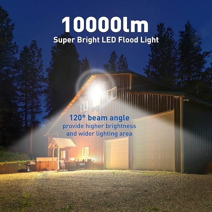 4Pack LED Flood Light Outdoor, 50W LED Work Light 5500lm - Image 3