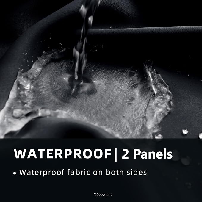 Waterproof Outdoor Curtain W105 x L84 - Image 2