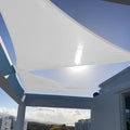SUNNY GUARD Sun Shade Sail 20'x20'x20' Triangle Silver Grey UV Block Sunshade by SUNNYGUARD