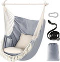 Chihee Hammock Chair Hanging Swing Max 500 Lbs 2 Cushions Included Metal by Chihee