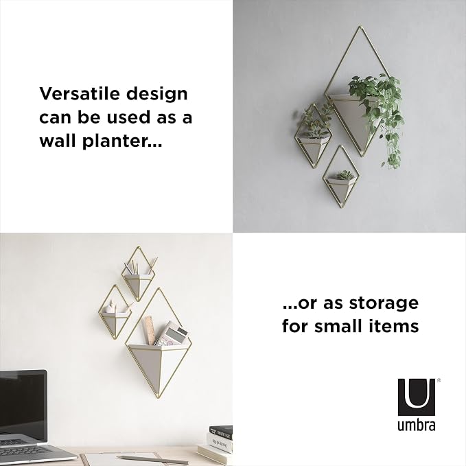 Umbra Trigg Hanging Planter Vase Wall Decor, Faux Plants, and More - Image 6