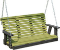 Poly Lumber Wood 4FT Porch Swing Amish Craftsmandship Made in USA HDPE by Unknown