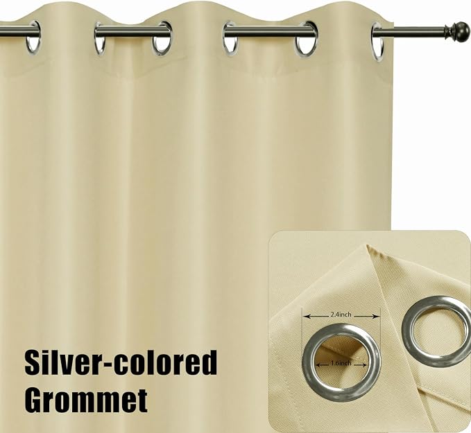 BONZER Wide Waterproof Outdoor Curtains - Image 3