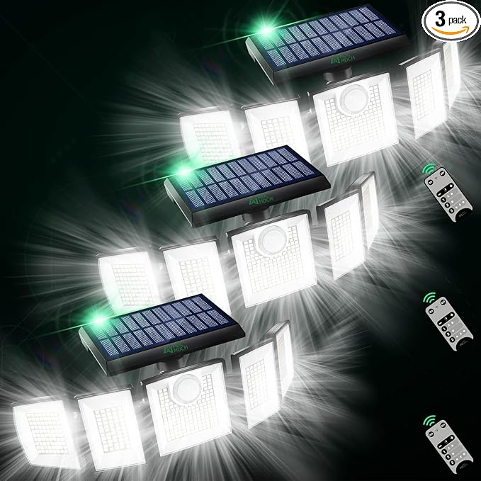 Solar Lights Outdoor Waterproof Motion Sensor by MDCMDCMSolarLightsOutdoor