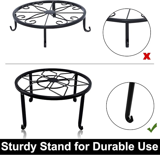 yosager 3 Pack Metal Plant Stands - Image 5