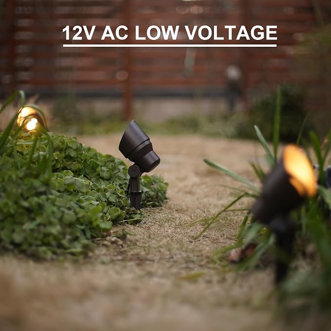 GOODSMANN Low Voltage Landscape Flood Light 3W LED 200 Lumen Outdoor Spotlight - Image 3