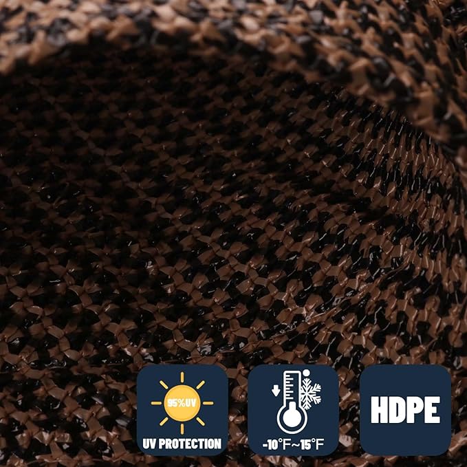 SUNNY GUARD Custom Size 13'x16'x16' Triangle Brown UV Block Sunshade - Image 4