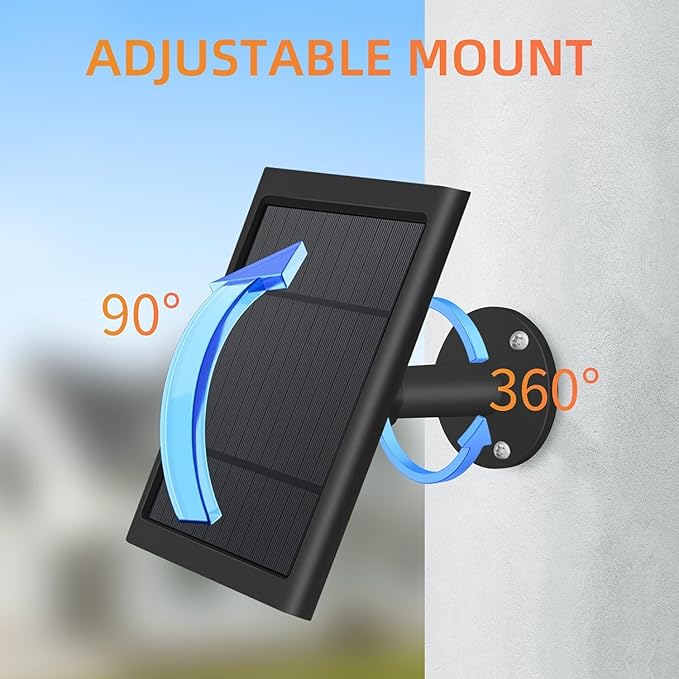 USB-C to Ring Barrel Plug 8Pack 4W Solar Charger - Image 6