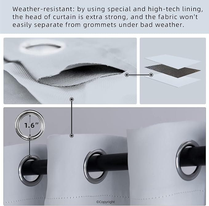 Water Proof Outside Curtains - Image 3