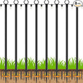 AILBTON 8 Pack 10Ft String Light Poles, Light Poles by AILBTON