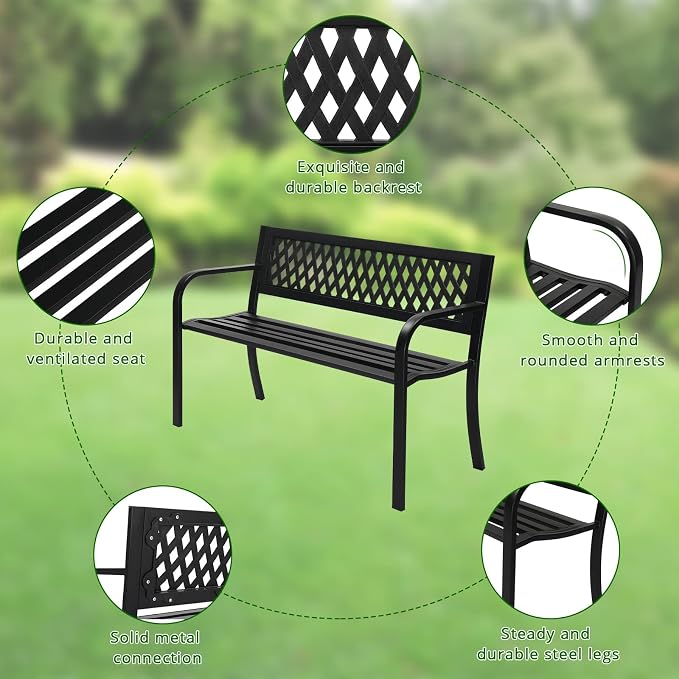 Outvita Outdoor Bench - Image 6