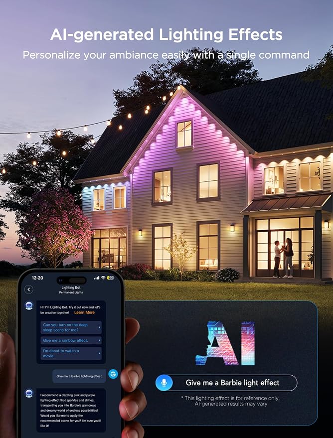 Govee Permanent Outdoor Lights 2, 100ft RGBIC Outdoor Lights - Image 3