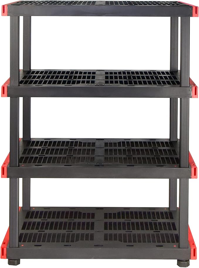 CX Craftsman 4-Tier Highly Durable Storage Rack, 4 Shleves That Support up to - Image 4