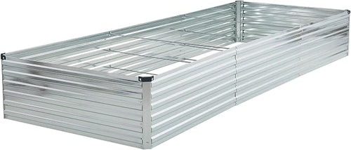 12x4x1.5ft Galvanized Raised Garden Bed, Outdoor Planter Box Metal Patio Kit by Foxlang