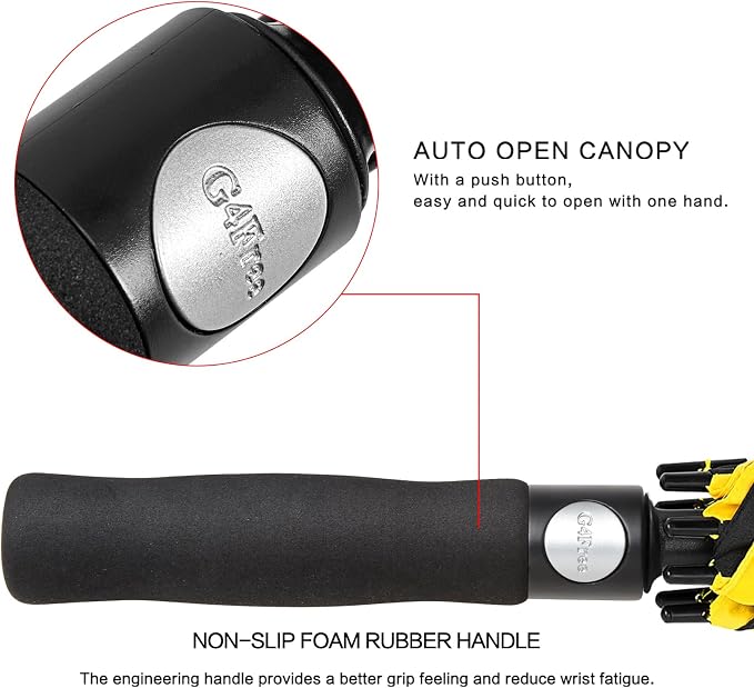 G4Free 47/54/62/68/72 Inch Automatic Open Golf Umbrella Oversize Extra Large - Image 7