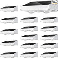 NIORSUN Solar Fence Lights, 16 Pack Solars Deck Light, Warm White Color by NIORSUN