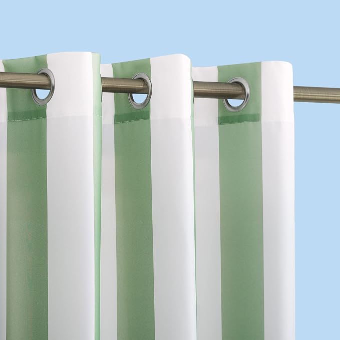 Sun Zero Valencia Cabana Stripe Indoor/Outdoor UV Protectant Energy Efficient - Image 2
