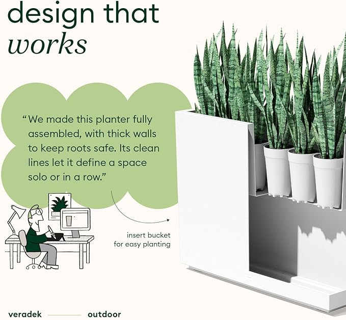 Veradek Span Plastic Box Series Planter - Image 3