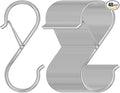 48 Pack S Hooks for Hanging, 3.5 inch Heavy Duty Metal S Hooks by Waitkey