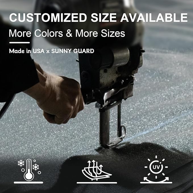 SUNNY GUARD Custom Size 4'x8' Brown Sun Shade Sail Rectangle UV Block Shade - Image 8
