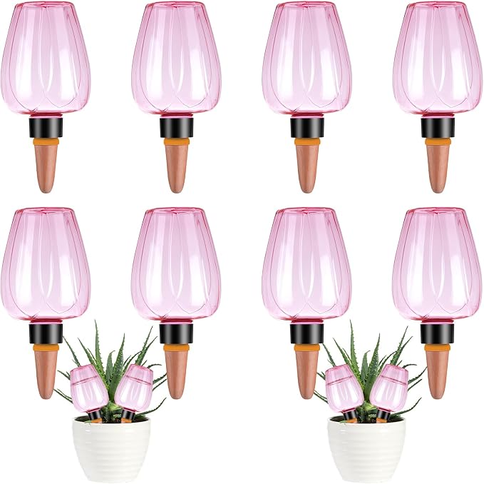 8 Pcs Plant Watering Globes Self Watering Planter Insert Plants Top Fill Water by Unknown
