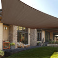 LOVE STORY Custom Size 6'x9' Brown Sun Shade Sail Rectangle UV Block Canopy by LOVESTORY