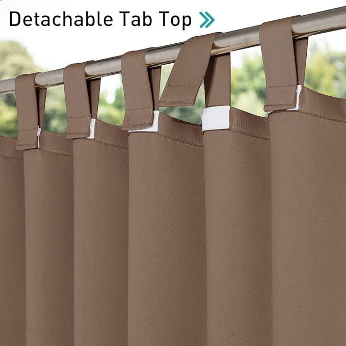 NICETOWN Porch Curtain Outdoor Waterproof - Image 7
