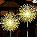 JJGoo Solar Firework Lights, 2 Pack 135 LEDs 2 Lighting Modes Solar Garden by JJGoo